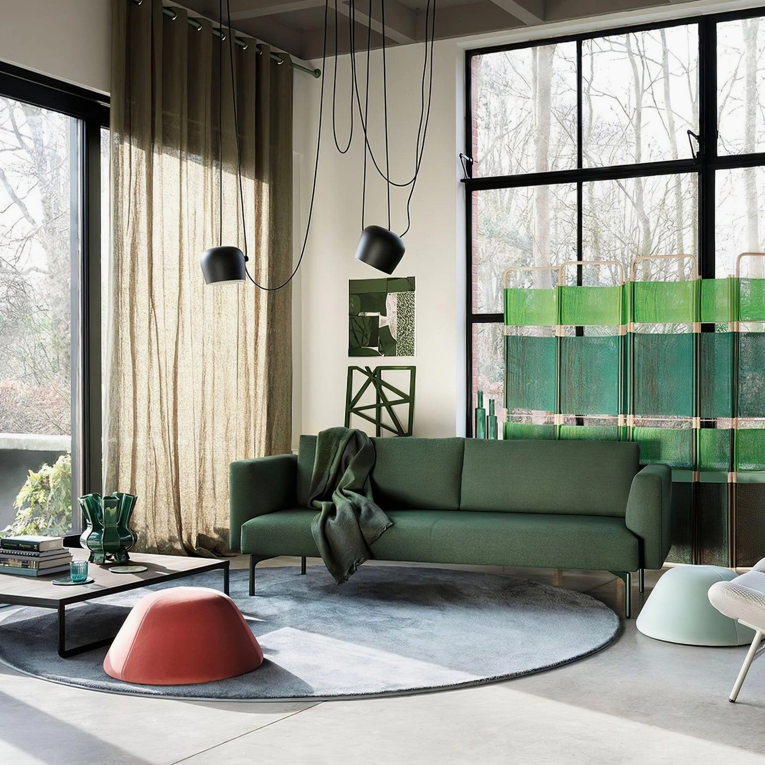 Ronan white matte pendant light contemporary minimalist design element