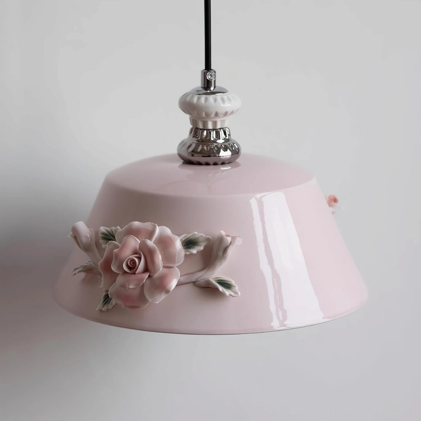Roselune wall sconce collection display featuring multiple models and color options ceramic hand-sculpted designs