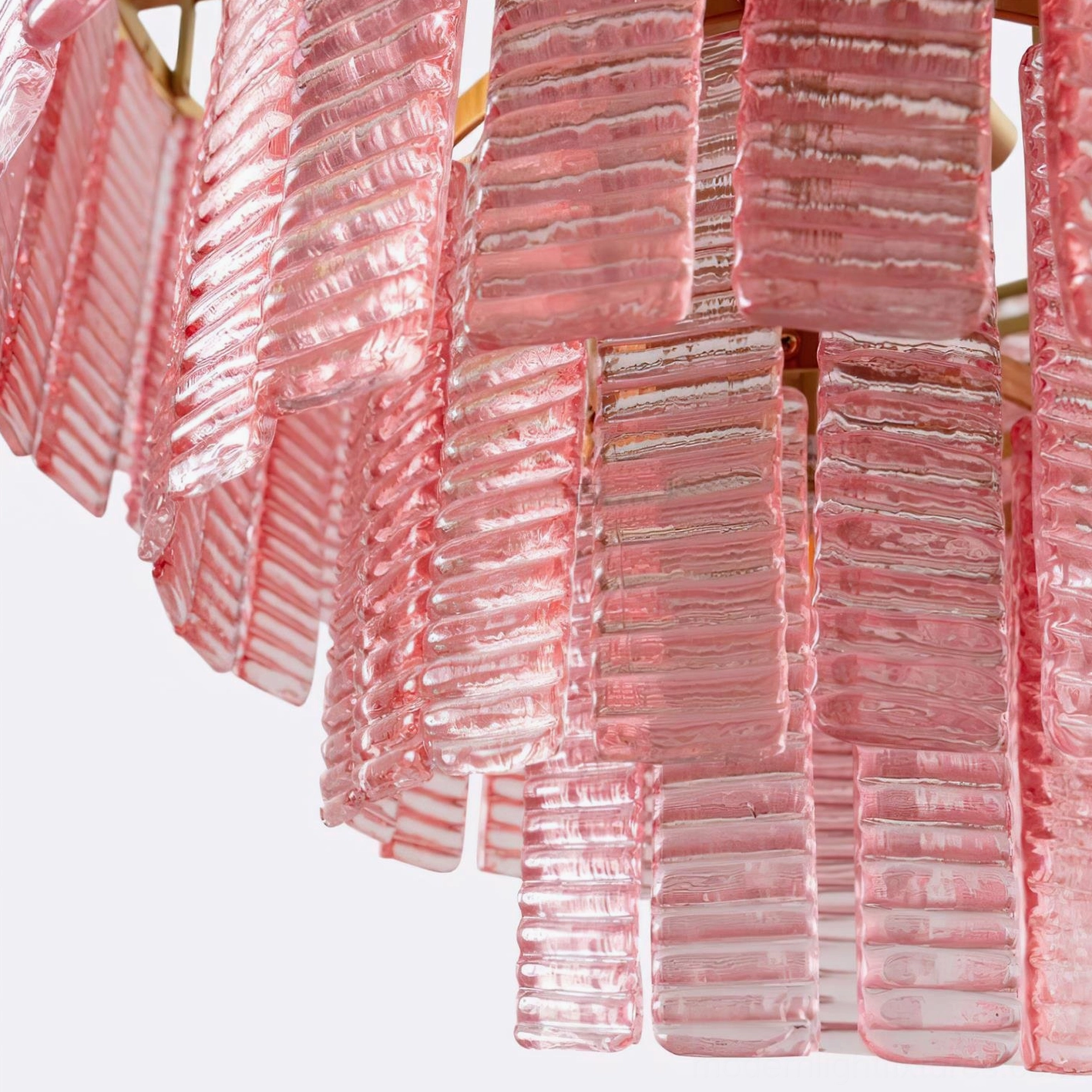 Rosewater tiered glass chandelier size comparison - multiple tier configurations from compact to statement-sized pendant lighting options