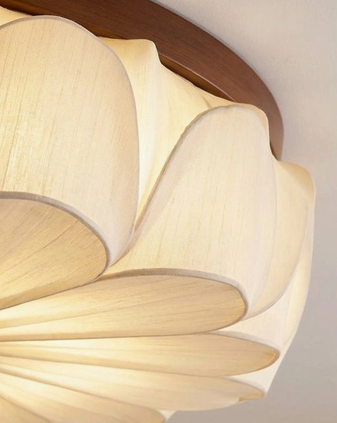 Rosienne three E27 LED bulbs warm 2700-3000K in linen diffuser creating soft ambient room lighting