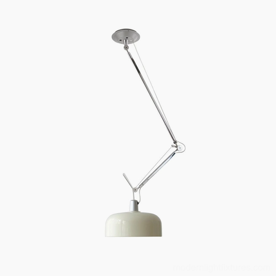 Cream Rosso swing-arm pendant light color variant