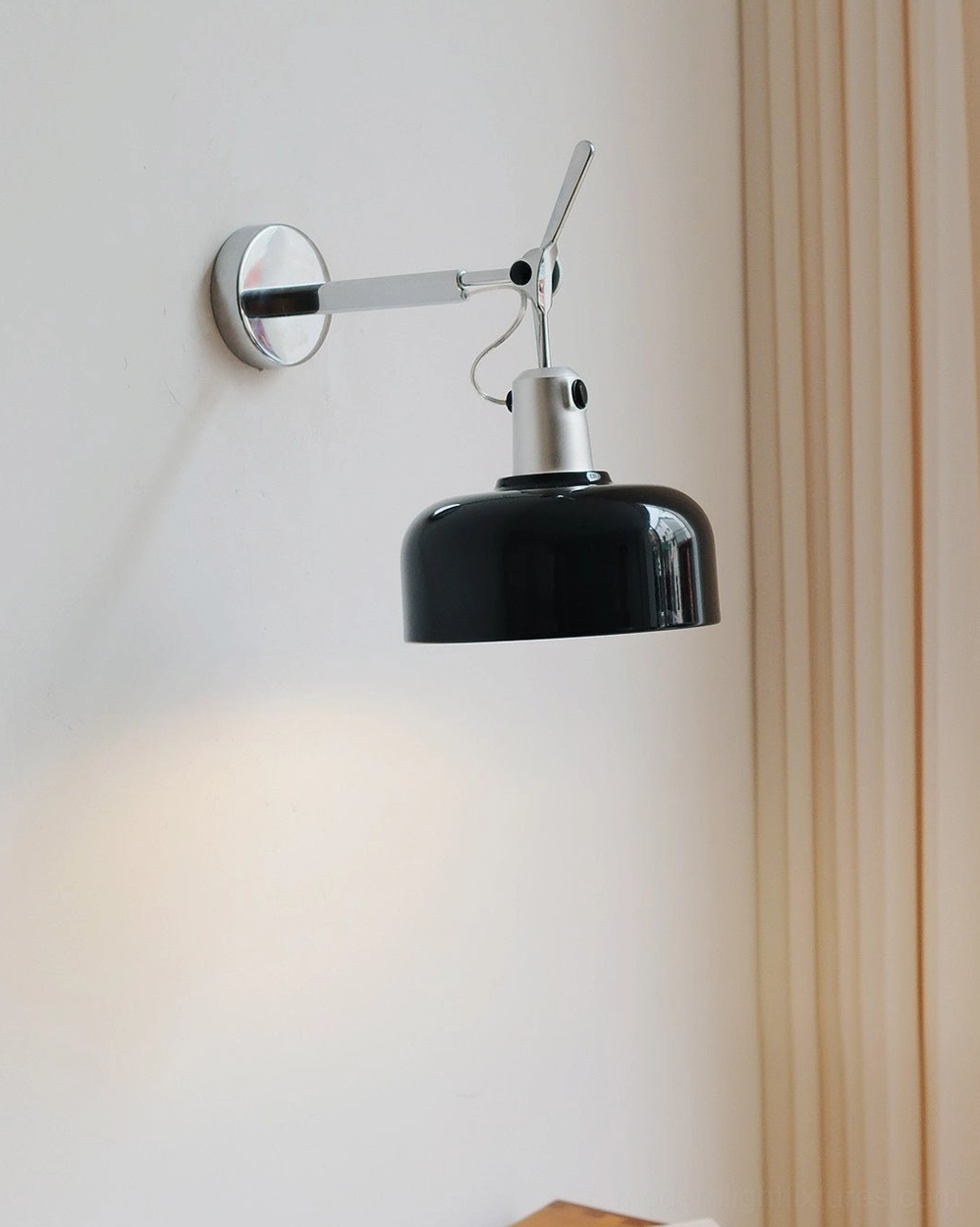 Rosso wall sconce collection in multiple colors - cream, yellow, red, blue, black shade options