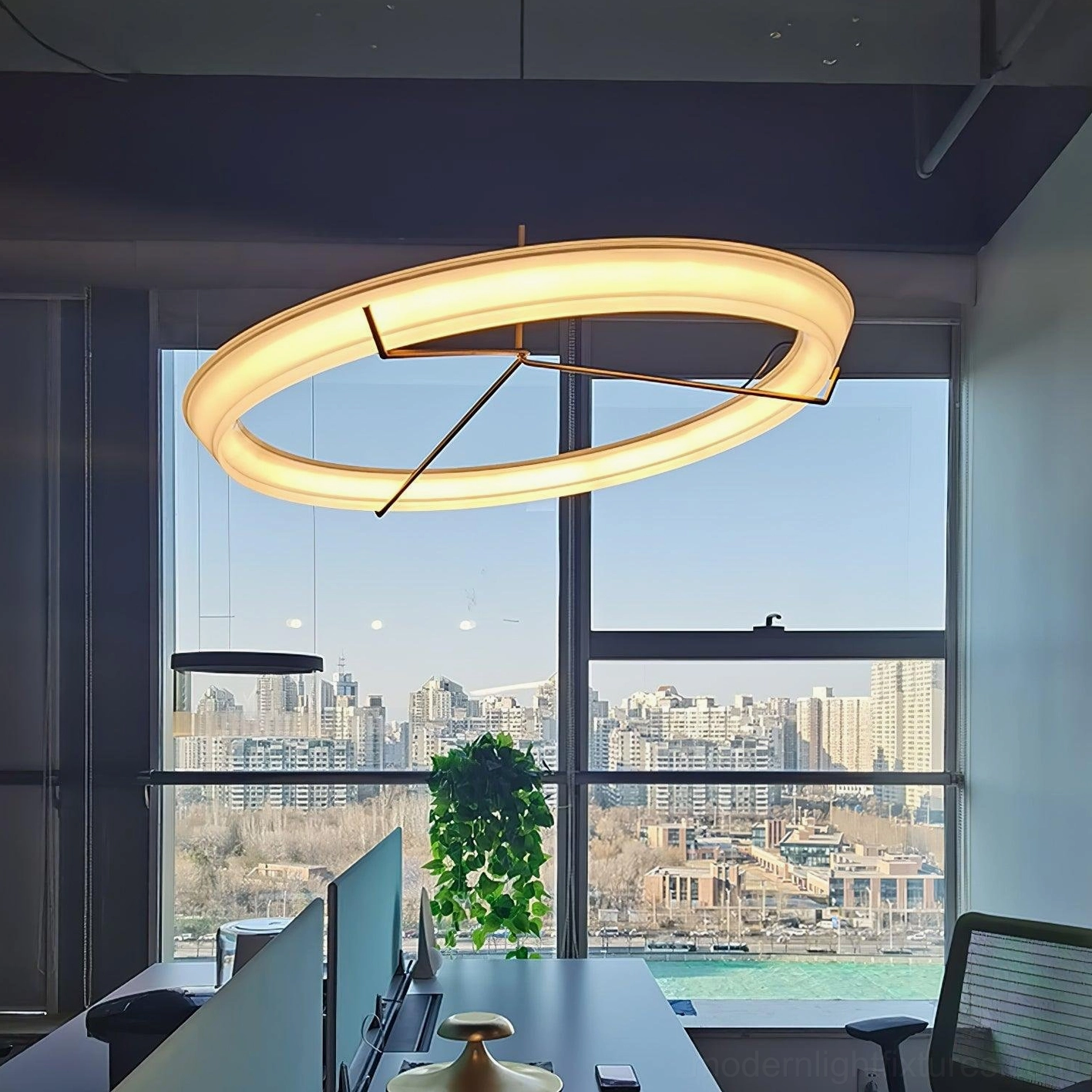 Contemporary round pendant light meeting North America Australia Europe certification standards