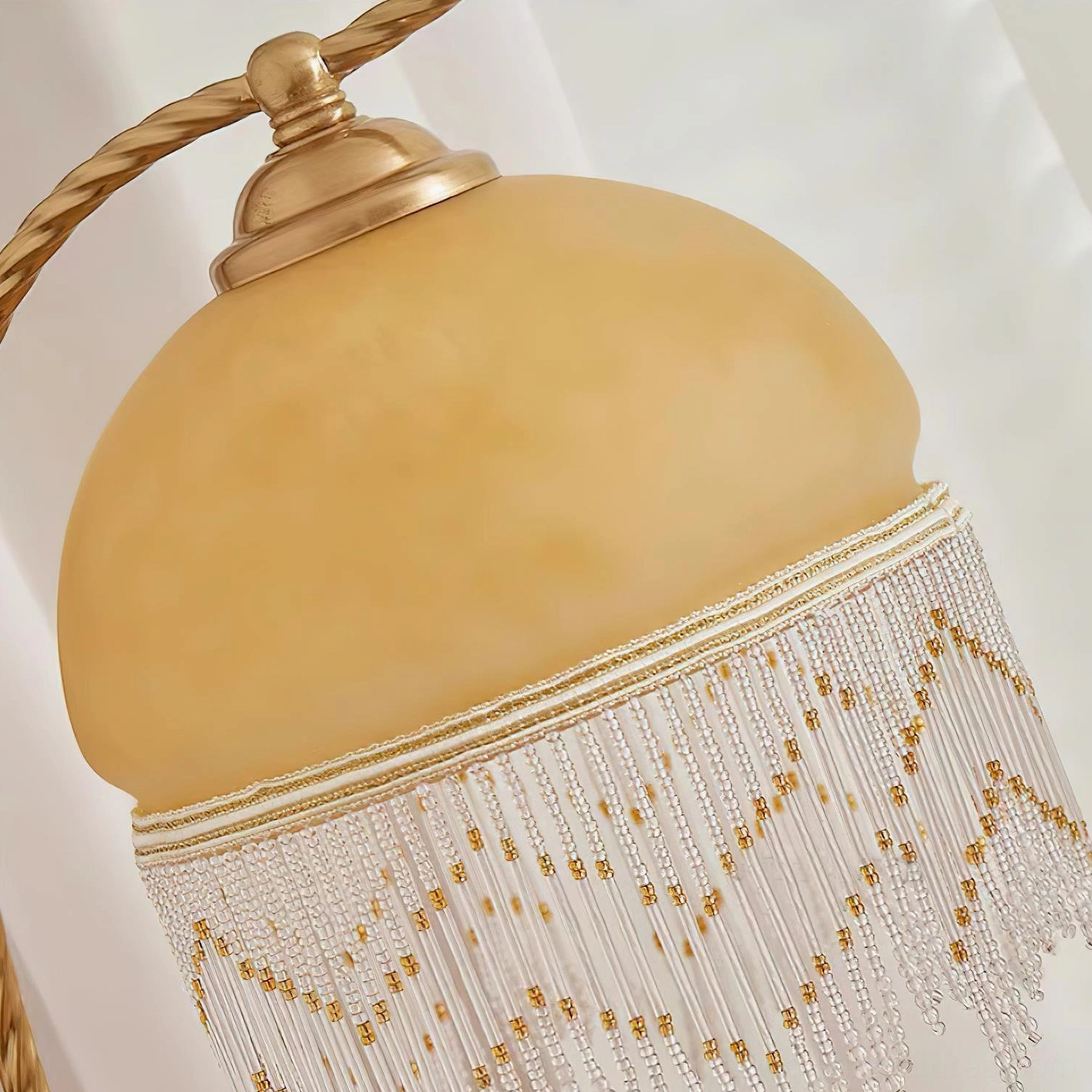 Roussillon Tassel Table Lamp side-by-side style comparison different shade colors and finishes