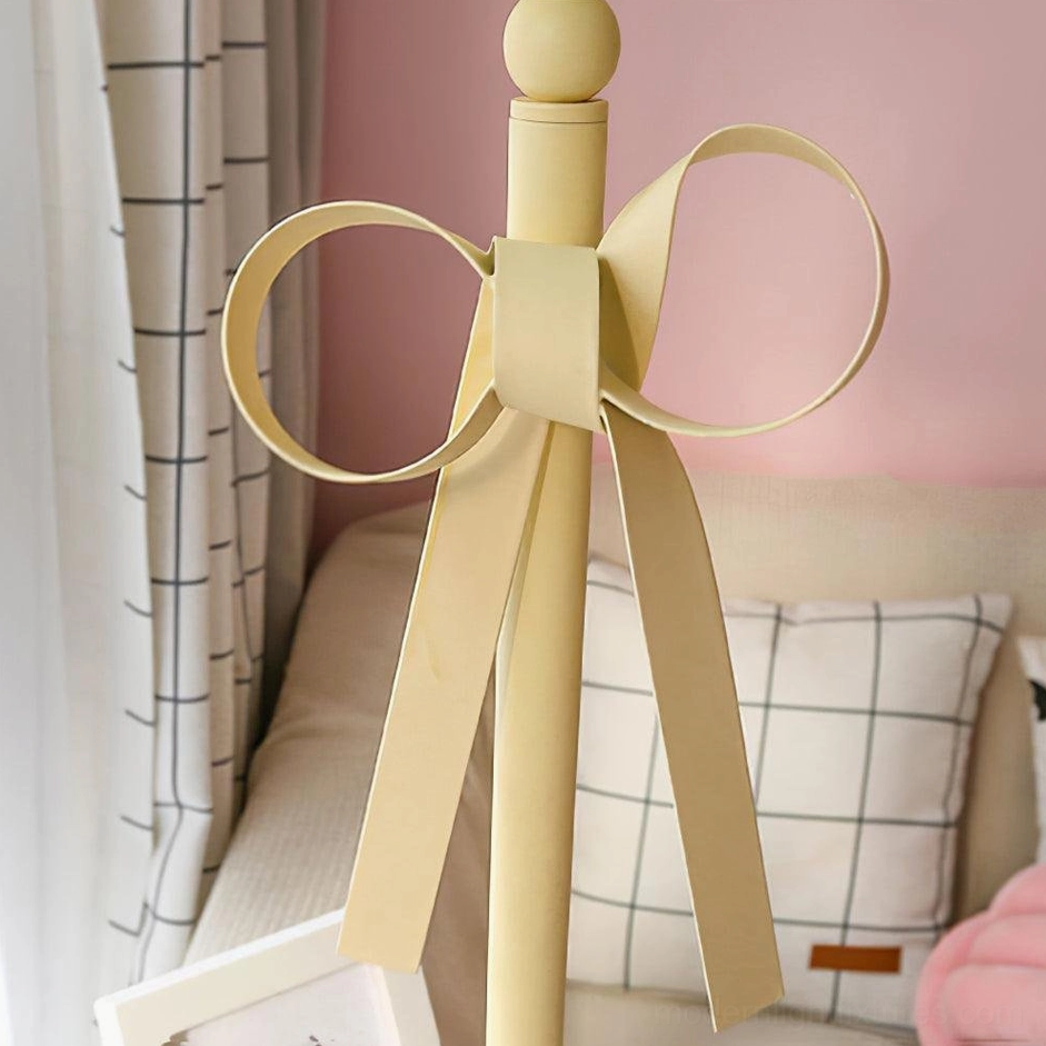 Green pleated shade floor lamp Scandinavian minimalist style
