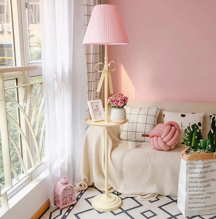 Sara Ribbon Floor Lamp complete product setup installation ready