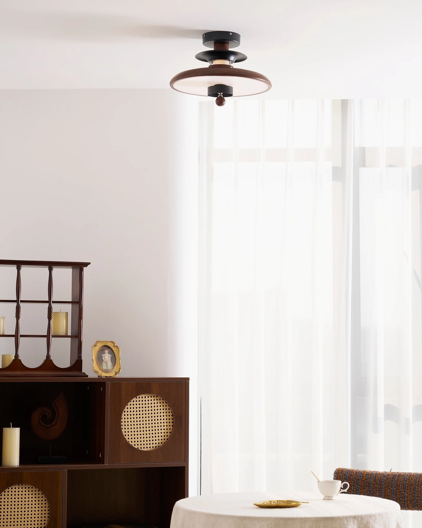 Saturn Pop modern geometric ceiling light fixture multi-color option showcase detailed view