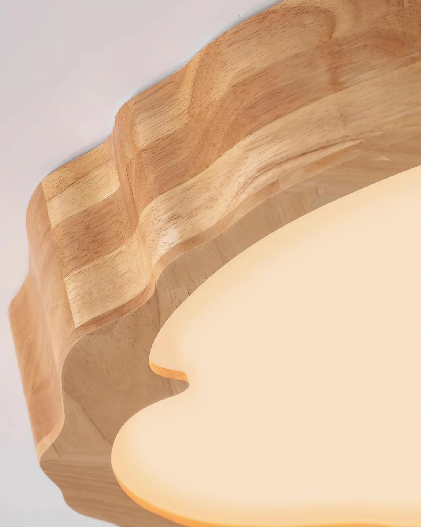 Warm white LED animal ceiling light fixture creating cozy ambiance in Scandinavian-inspired kids room