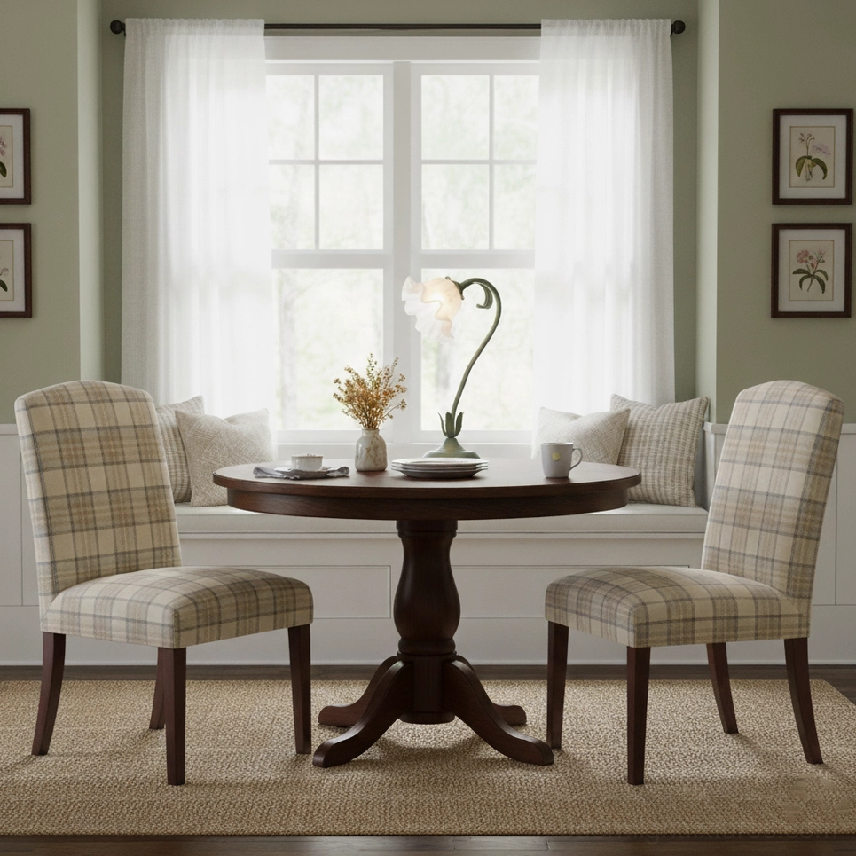 Sculptural lily flower table lamp showing botanical design and curved arm detail in home interior
