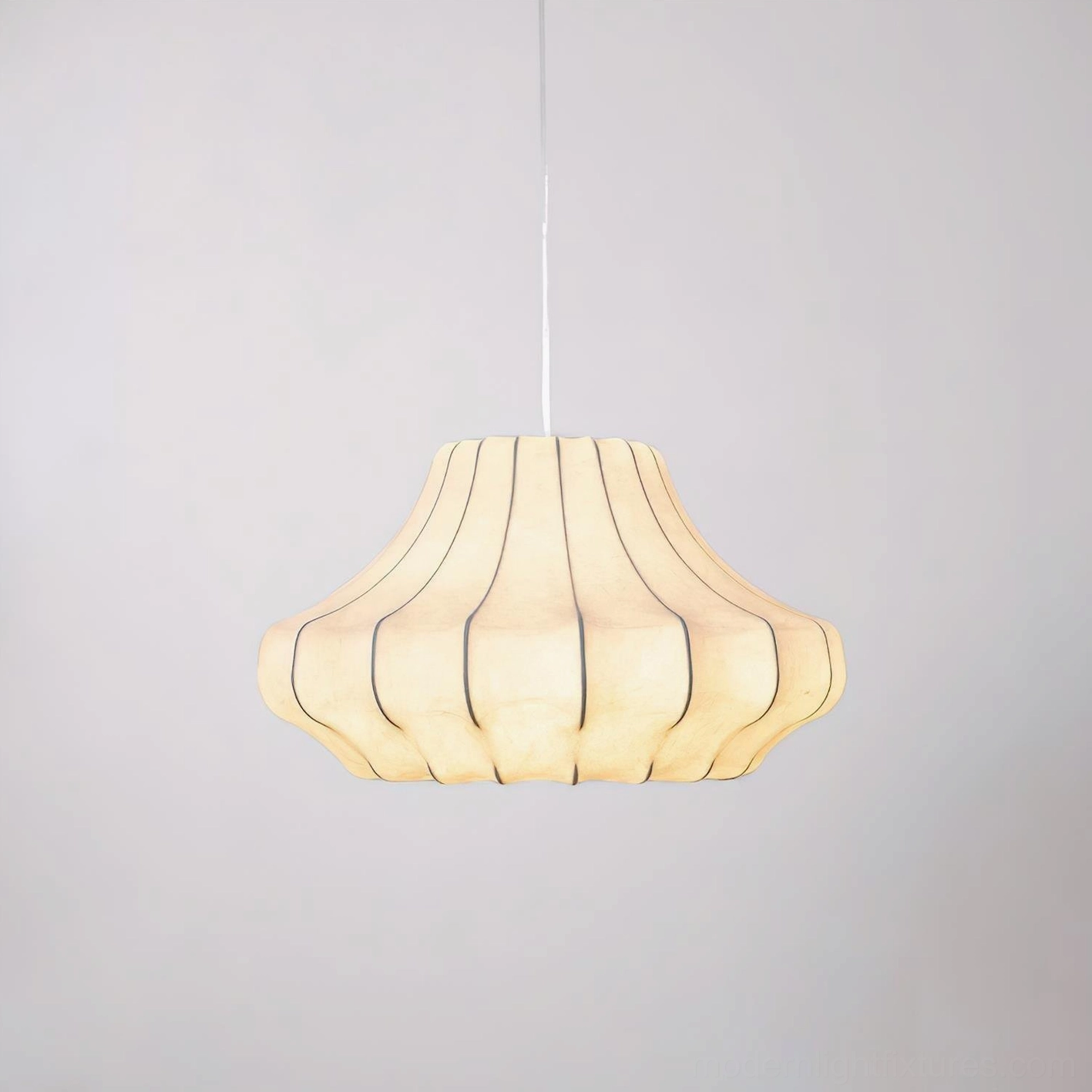 Sculptural Phantom pendant light - industrial modern loft space design