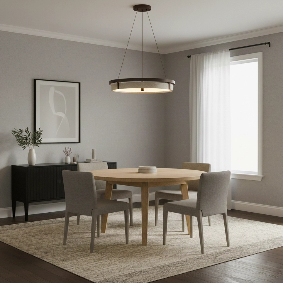 Selvino LED pendant light warm white 3000k ambiance residential setting