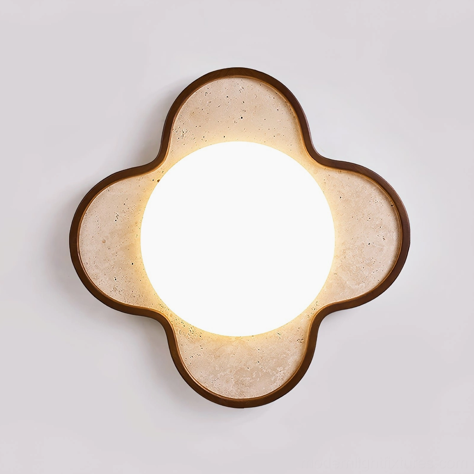 Seraphis ceiling light fixture hardwired installation showing professional setup