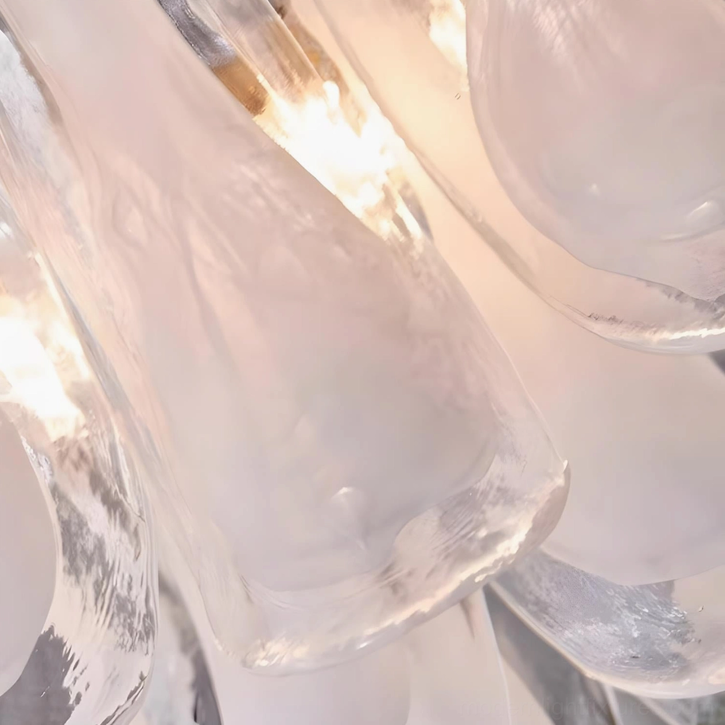 Serenza ceiling fixture with dimmable LED bulb energy efficient lighting