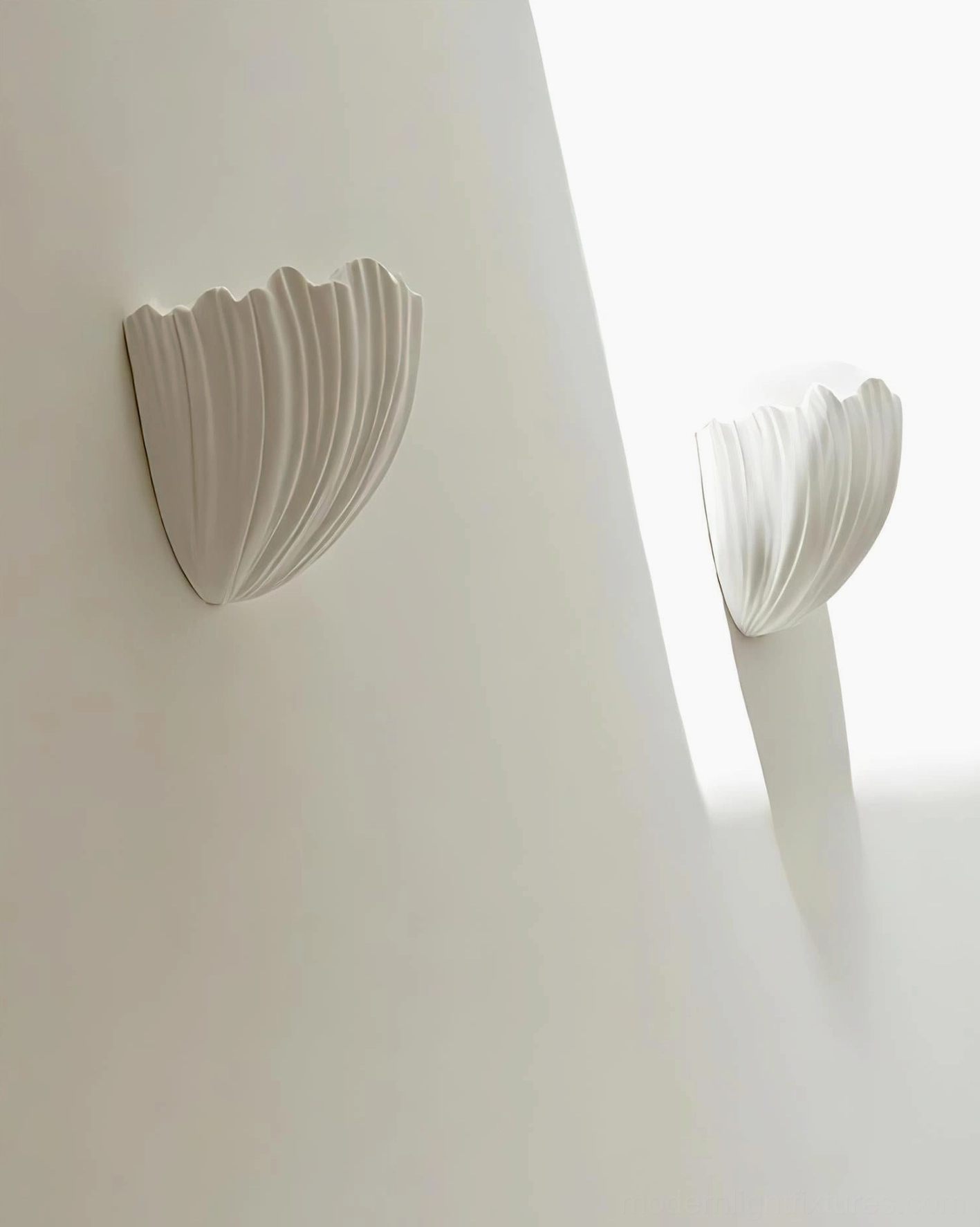 Paired Shellora wall sconces bedroom ambient lighting arrangement