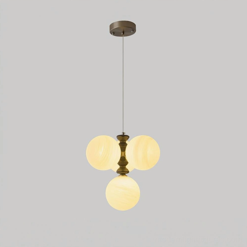 4-head sloane arc chandelier black and nickel finish detail closeup view