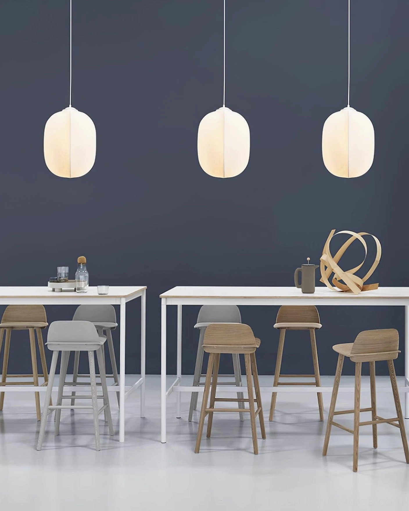 Solaria pendant light 59-inch adjustable wire suspension custom ceiling height