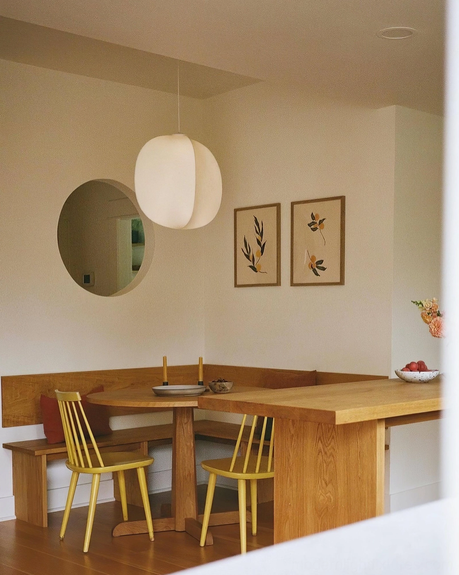 Solaria fabric pendant light coastal bohemian style natural textures