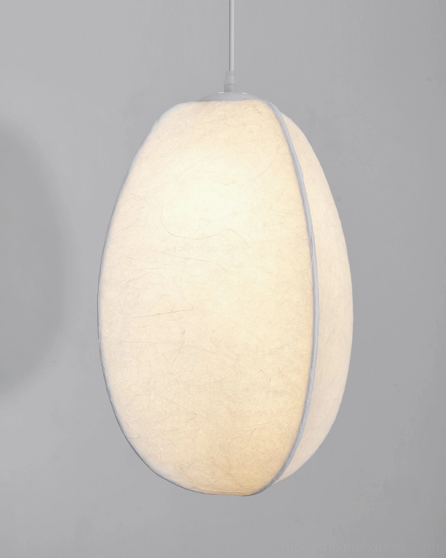 Solaria white pendant light product showcase minimalist wabi-sabi design