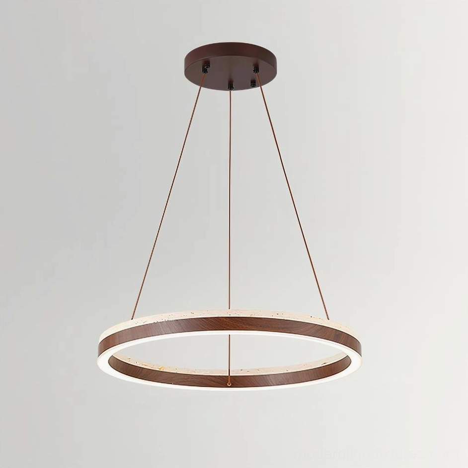 Solaro contemporary LED ring pendant light modern chandelier interior accent lighting