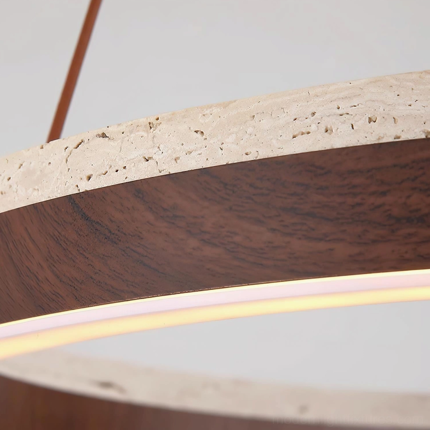 Solaro modern pendant light ring LED chandelier elegant interior lighting solution