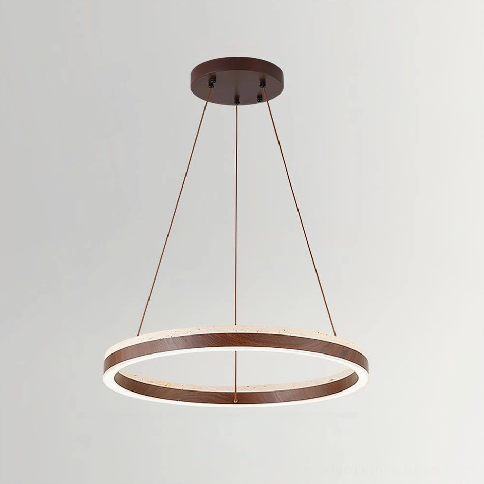 Solaro modern ring LED pendant chandelier contemporary pendant light fixture detail