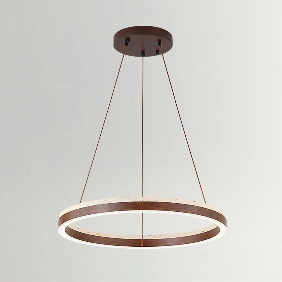 Solaro modern LED ring chandelier pendant light Scandinavian minimalist design
