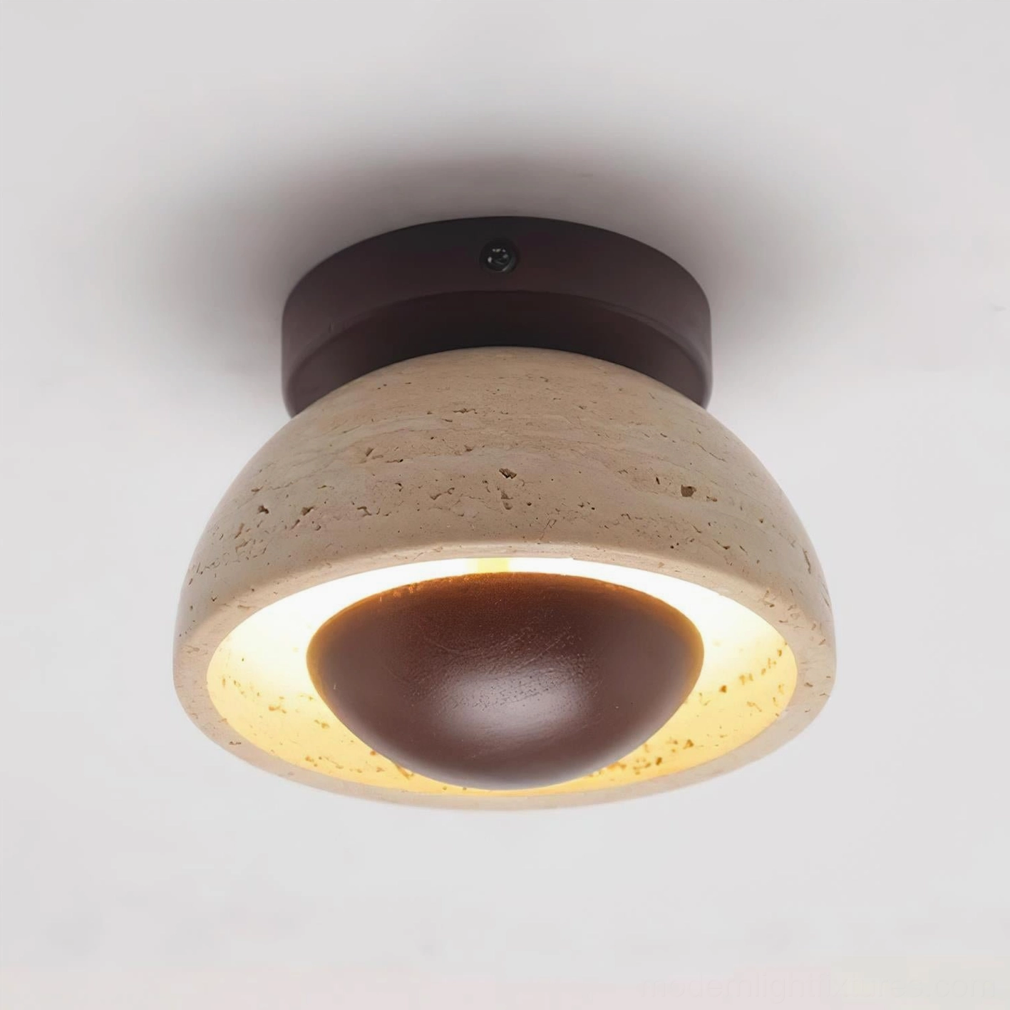Solinor travertine ceiling light model comparison size options modern fixture selection