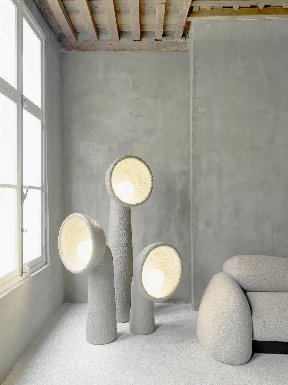 Soniah floor lamp commercial retail hospitality design boutique hotel lobby