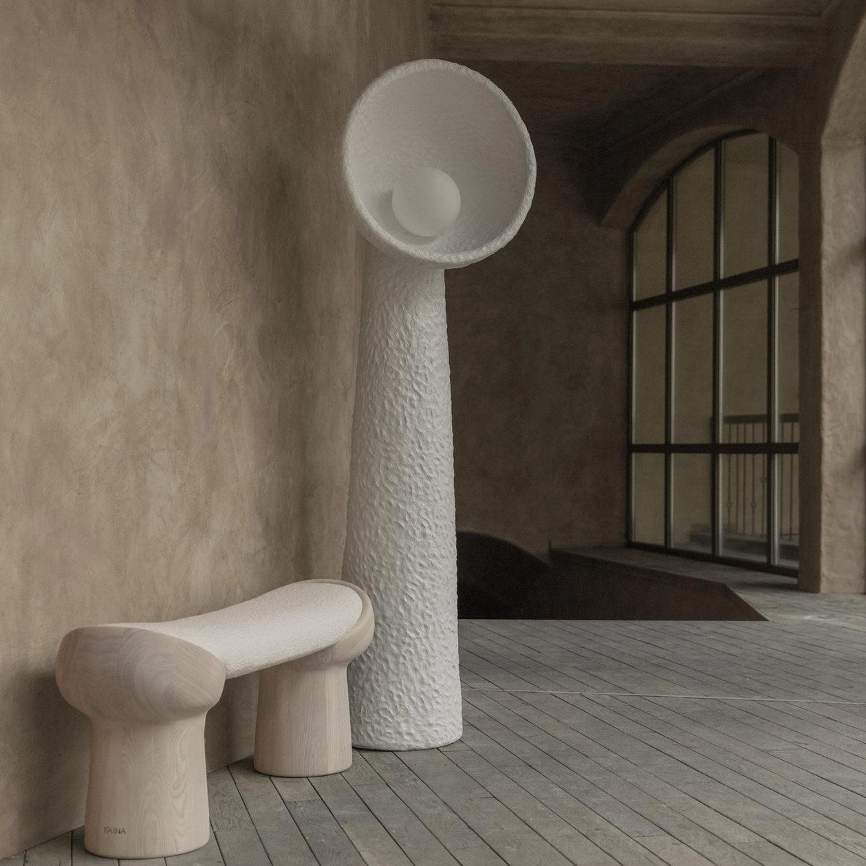 Soniah tall 200cm statement floor lamp architectural focal point high ceiling modern home
