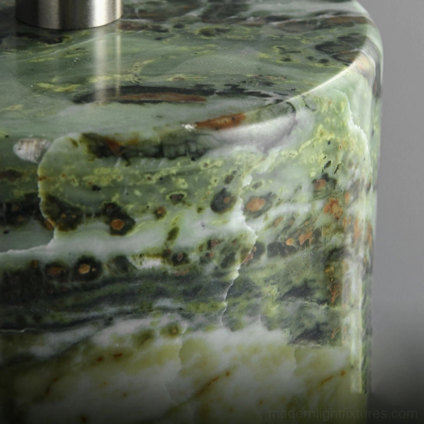 Sophisticated marble table lamp with refined fabric shade and natural stone base for transitional luxury interiors