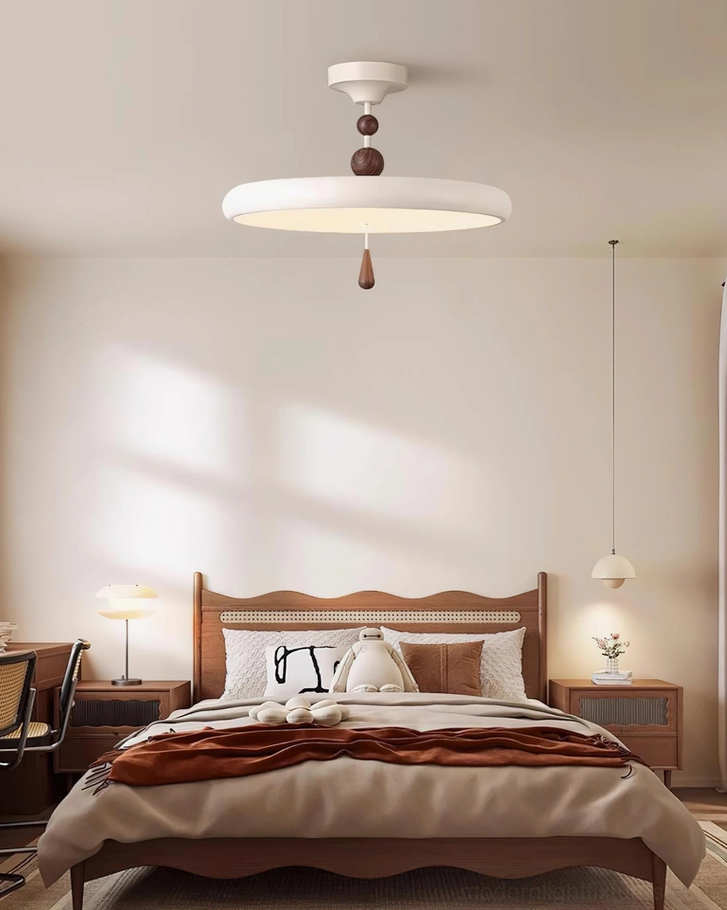 Contemporary Spectrum Ring ceiling light fixture design inspiration mid-century modern aesthetic