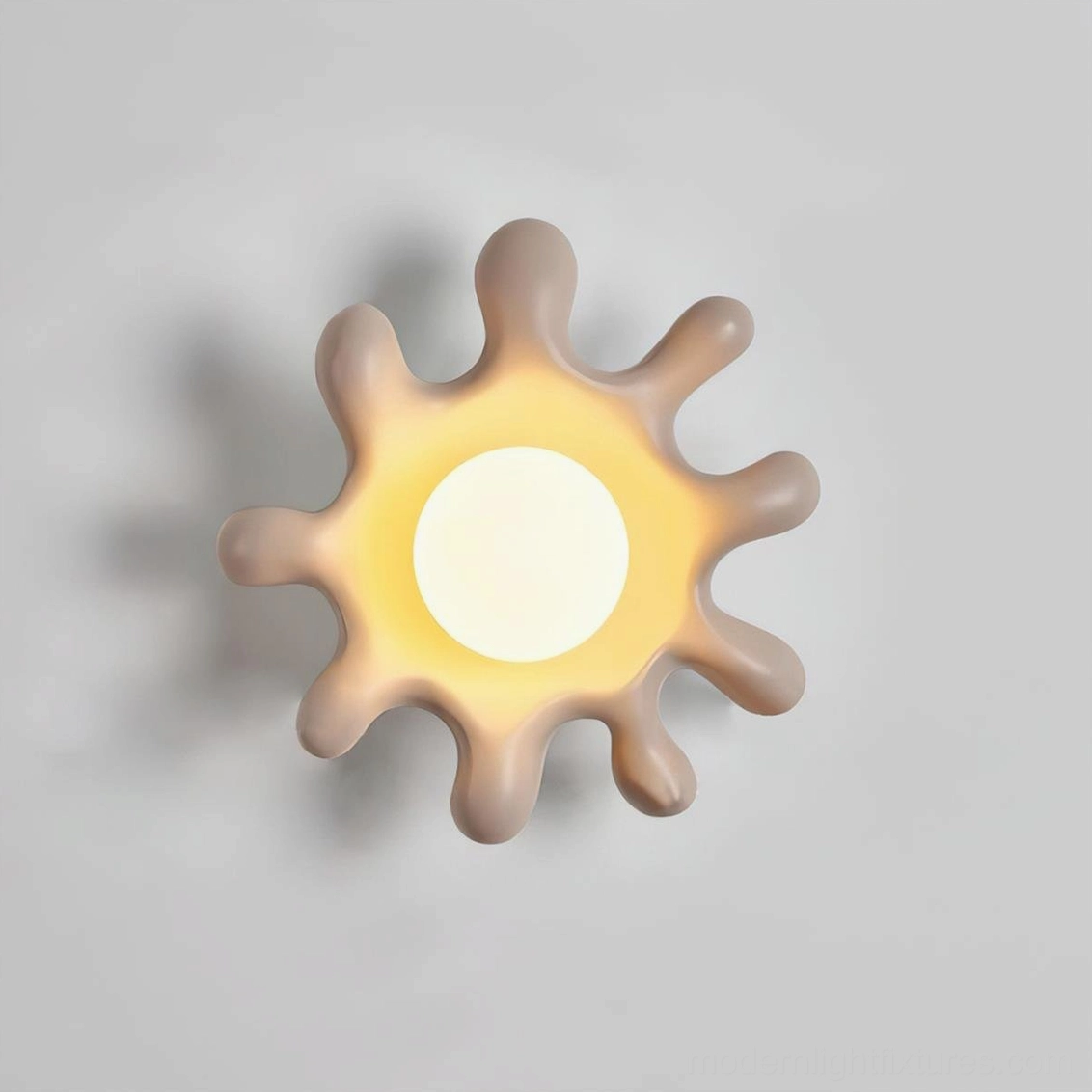 Splova modern wall sconce artistic focal point in residential design