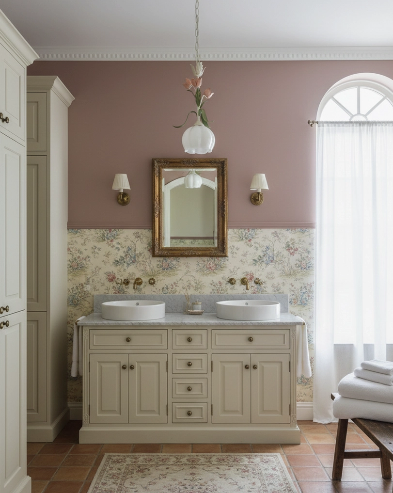 Springeau tulip pendant lamp installed above kitchen island counter