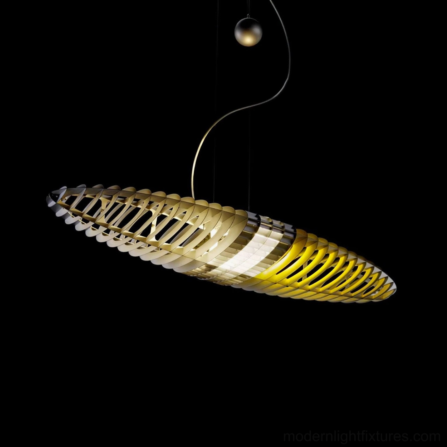 Star Ship chrome pendant light with E26 E27 socket compatibility and LED bulb option