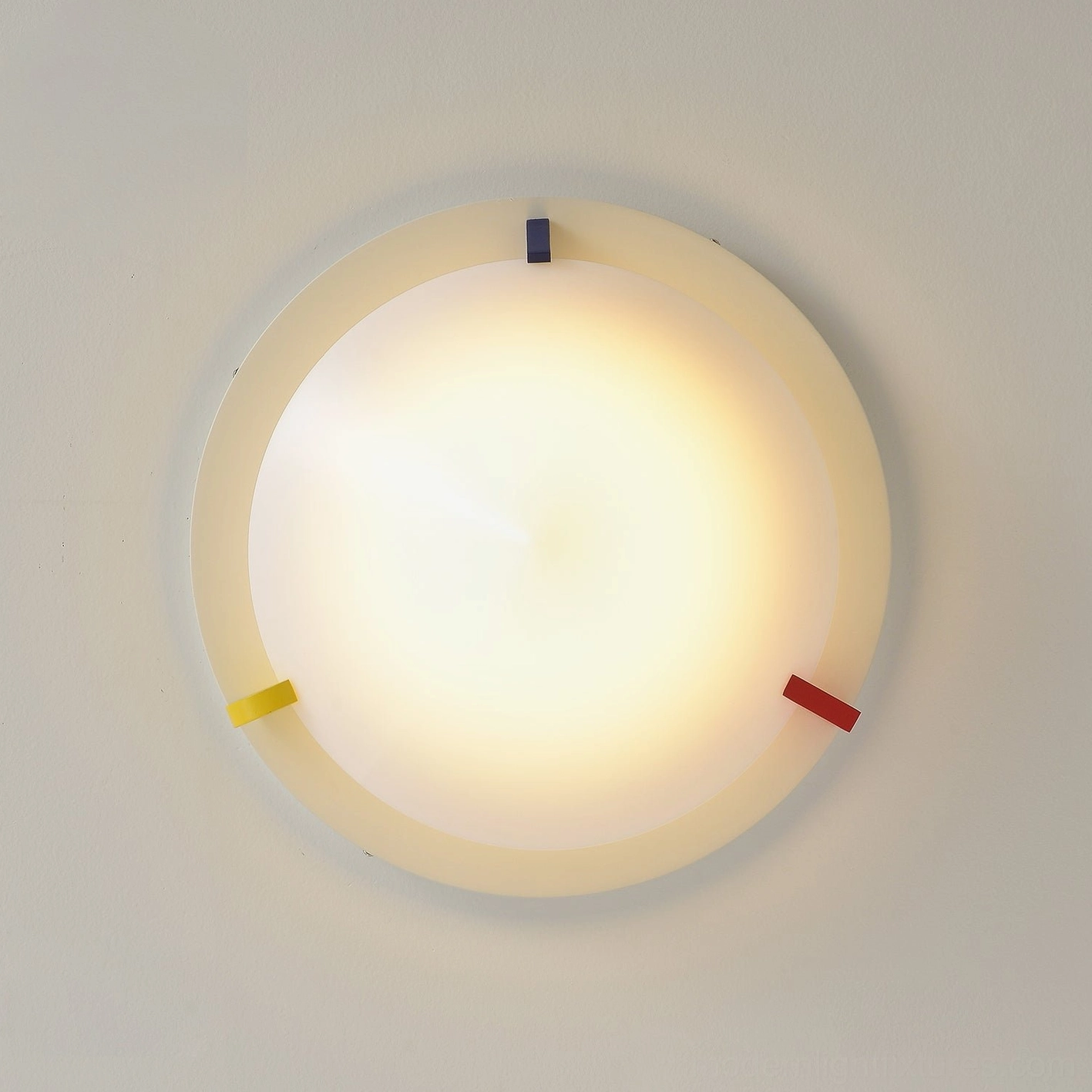Stoja postmodern ceiling lamp art deco revival style geometric purity chromatic harmony design influence