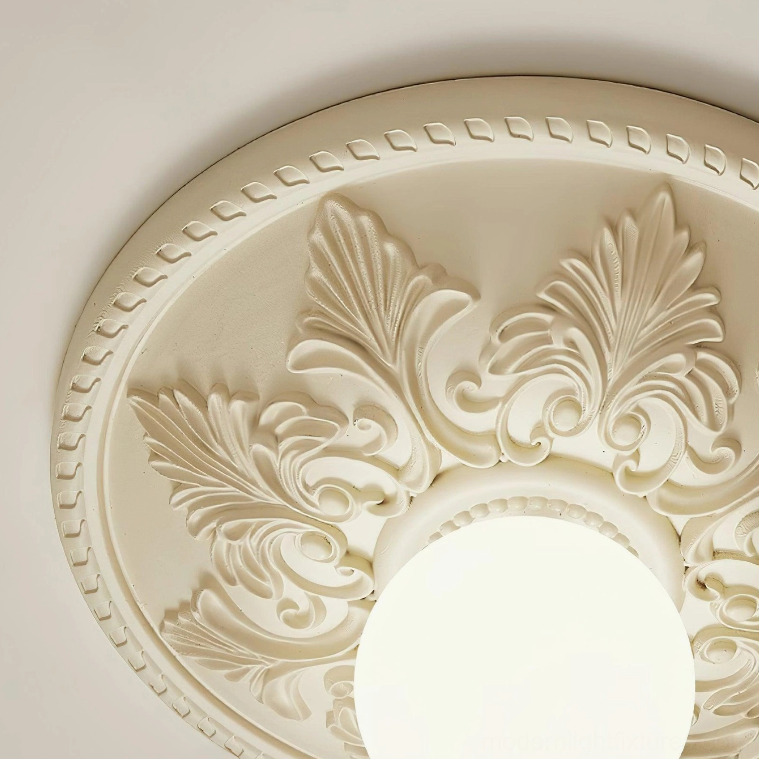 Suilven baroque ceiling light fixture in hallway corridor elegant warm ambient glow