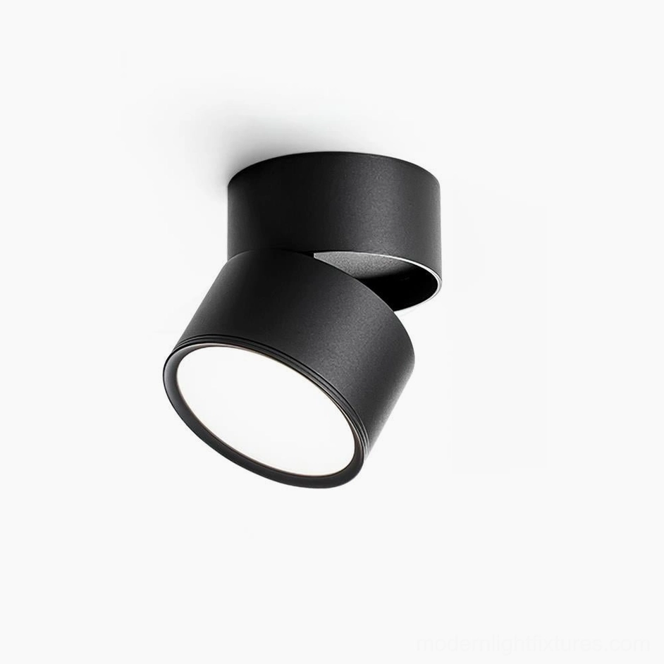 Modern surface ceiling light fixture color temperature and power consumption options
