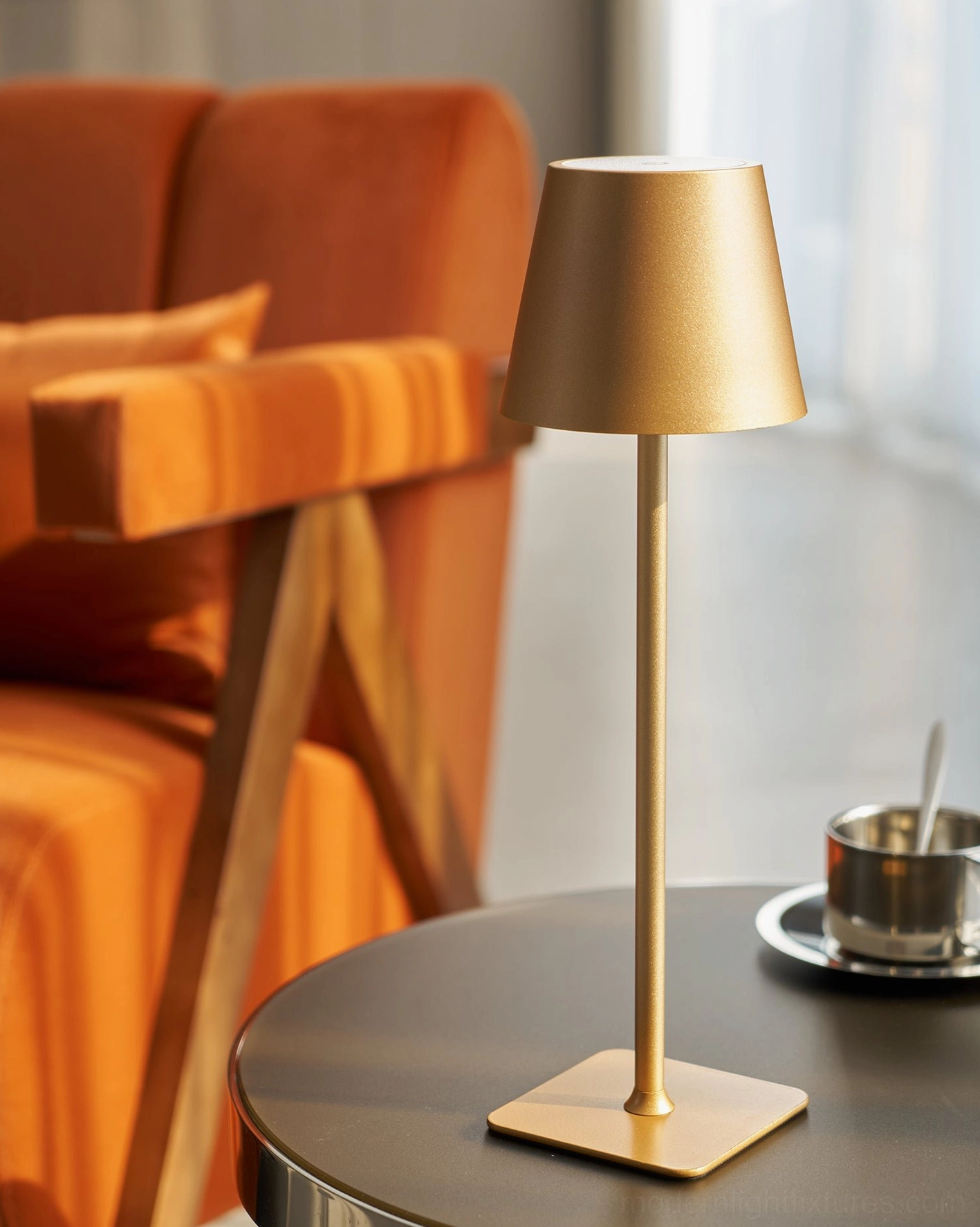 Modern table lamp sustainable energy efficient long-lasting LED lighting solution