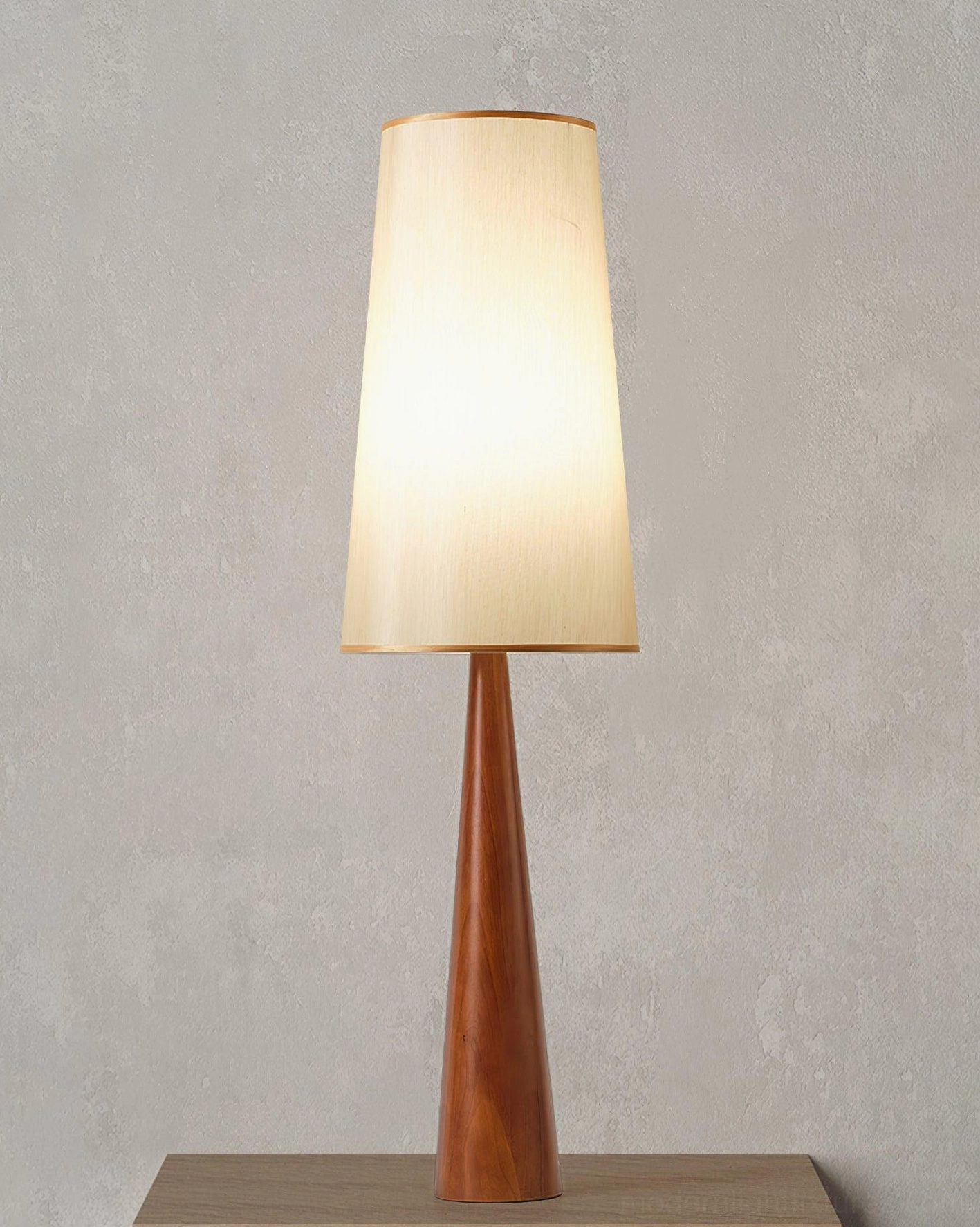 Svelte wooden floor lamp scandinavian style natural materials organic design