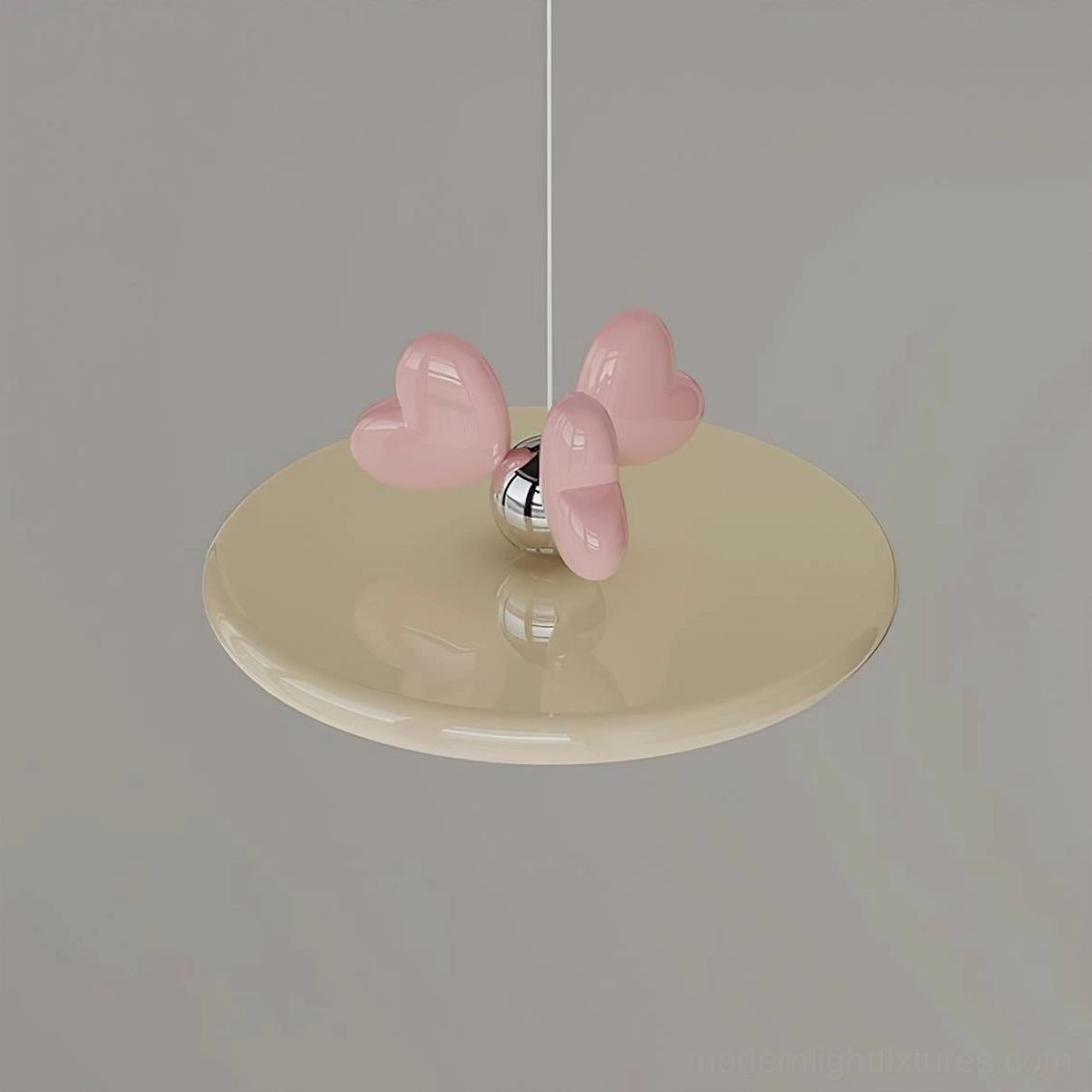 Contemporary swing arm pendant light with hardwired LED installation and 50000-hour lifespan