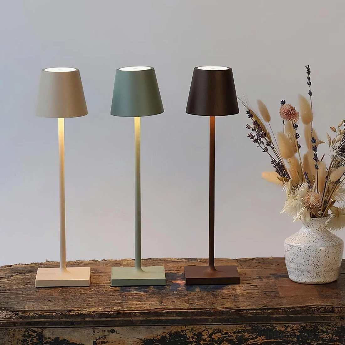 Table lamp with built-in USB charging port practical modern lighting solution