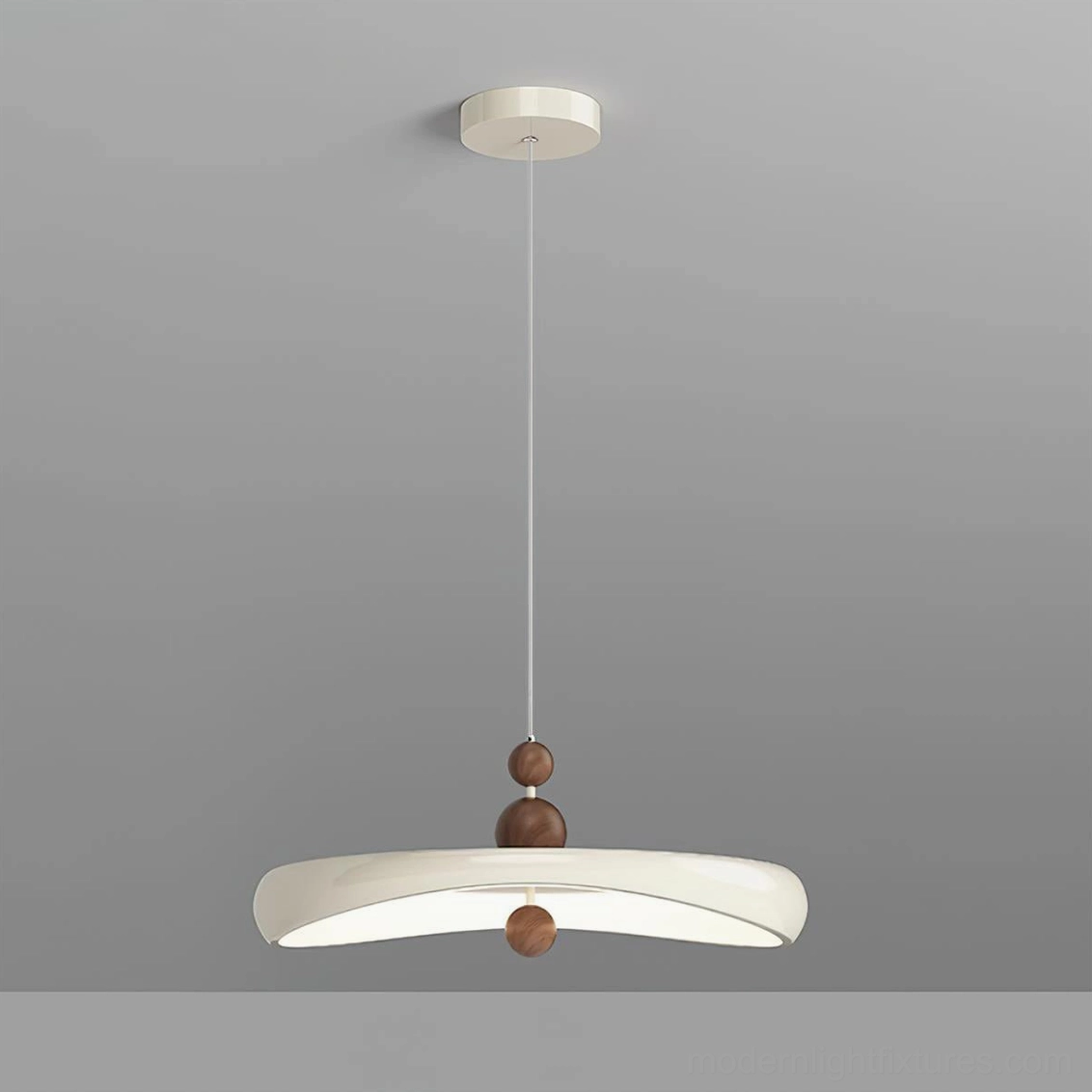 Talon pendant lamp in cool 6000K color temperature for focused kitchen work illumination