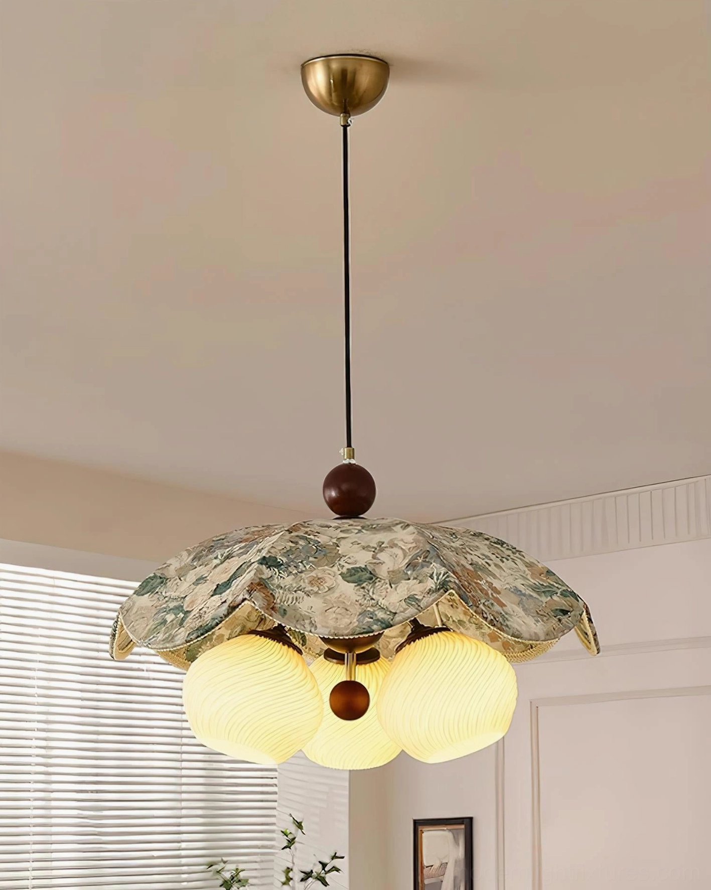 Talvera Model B pendant lamp showcasing modern sculptural form and artistic design inspiration