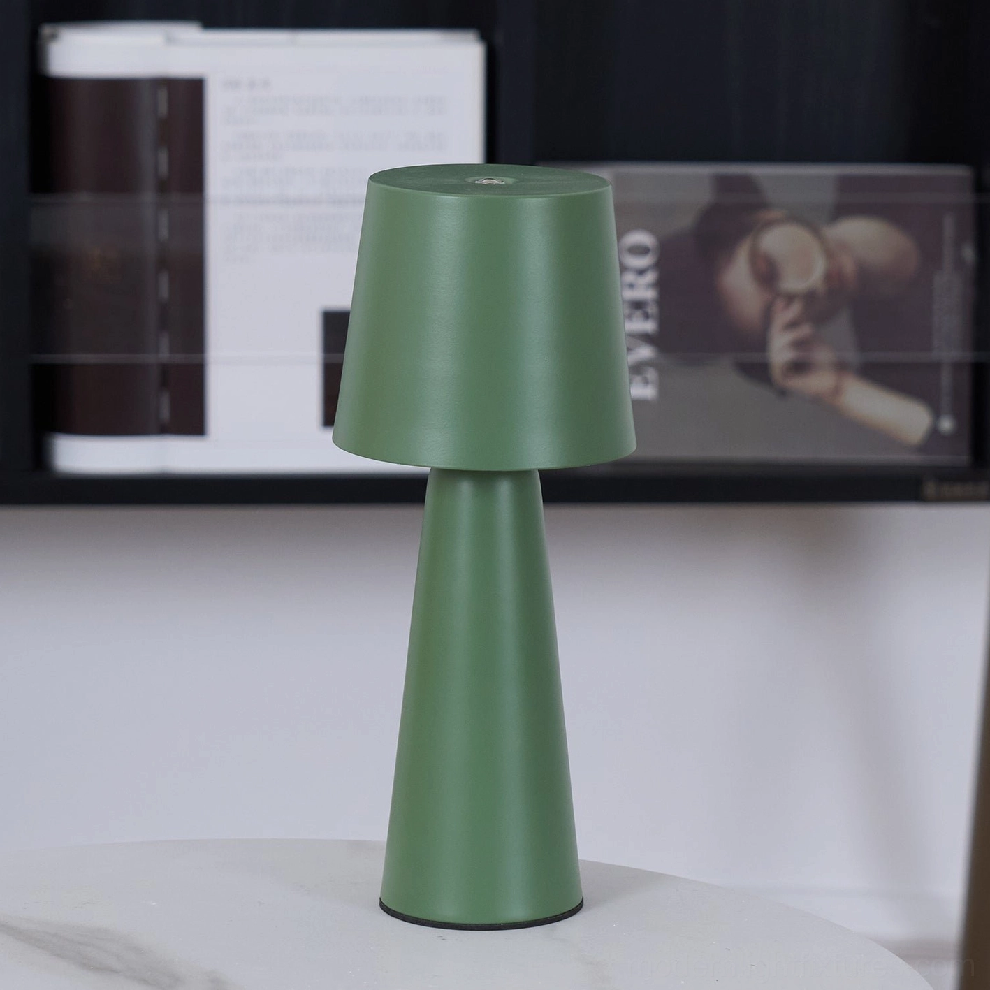 Tapered table lamp Nordic Scandinavian design aesthetic minimalist interior style