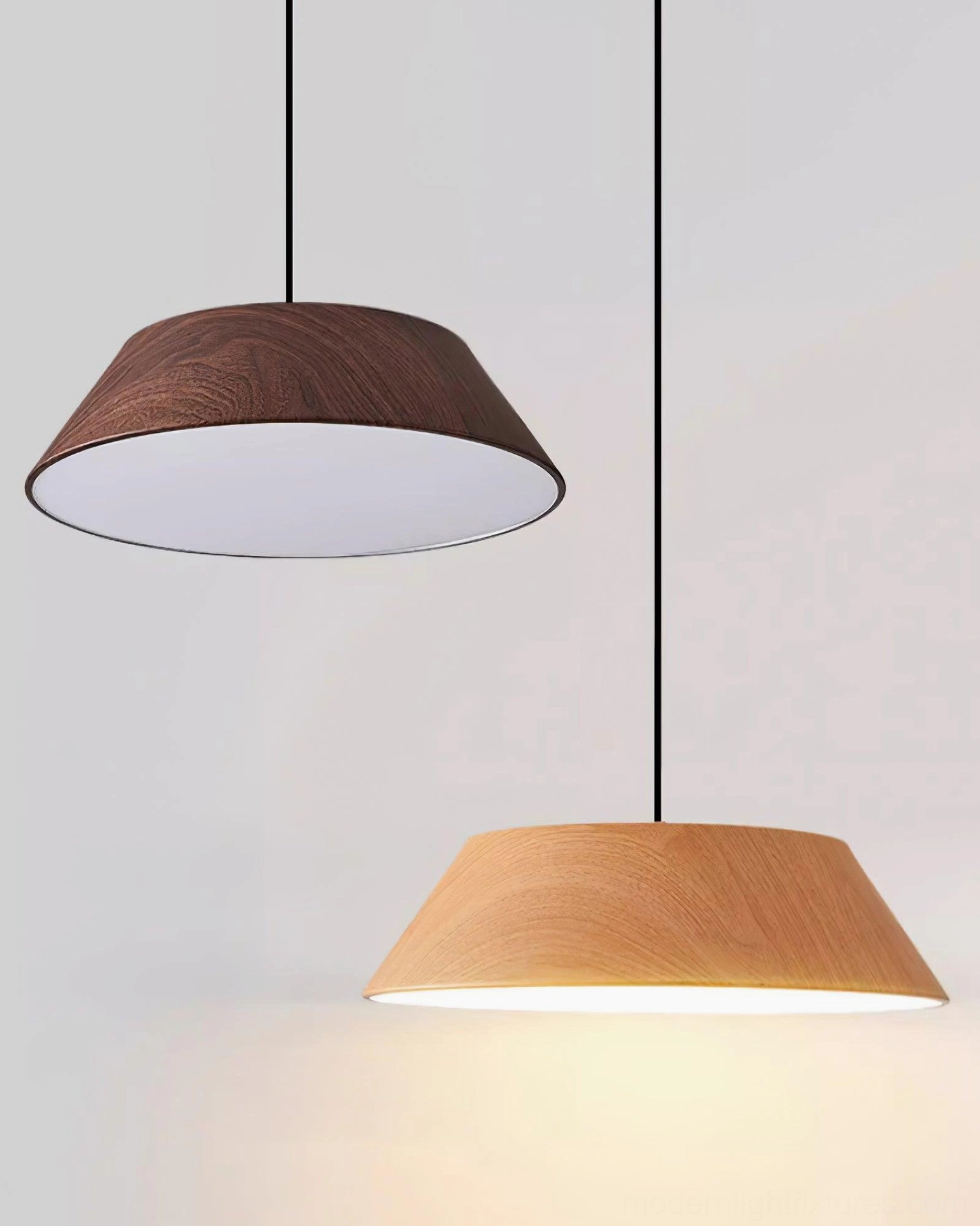 Tekio design inspired mid-century modern geometry trapezoid shape contemporary lighting