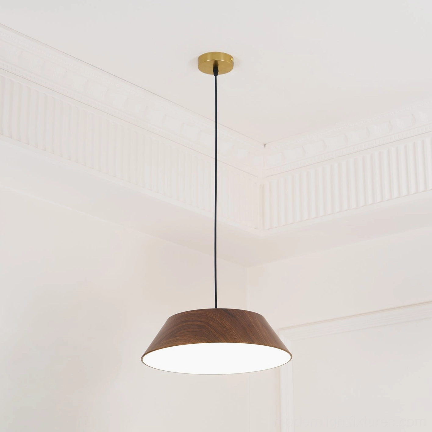 Tekio pendant fixture sloped ceiling compatible up to 30 degrees angled ceiling adaptable