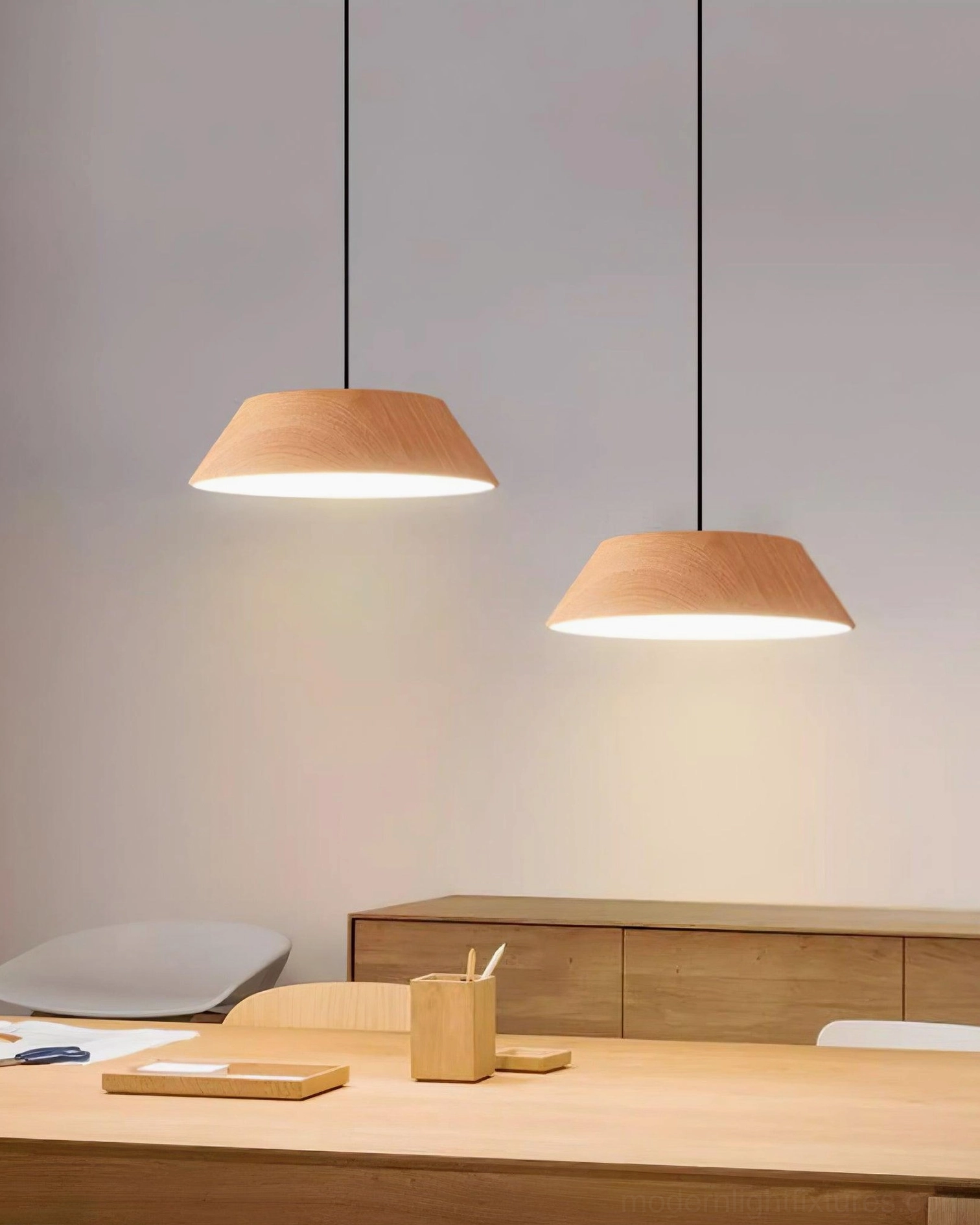 Tekio pendant fixture warm dimming capability adjustable cord length 150cm customizable height