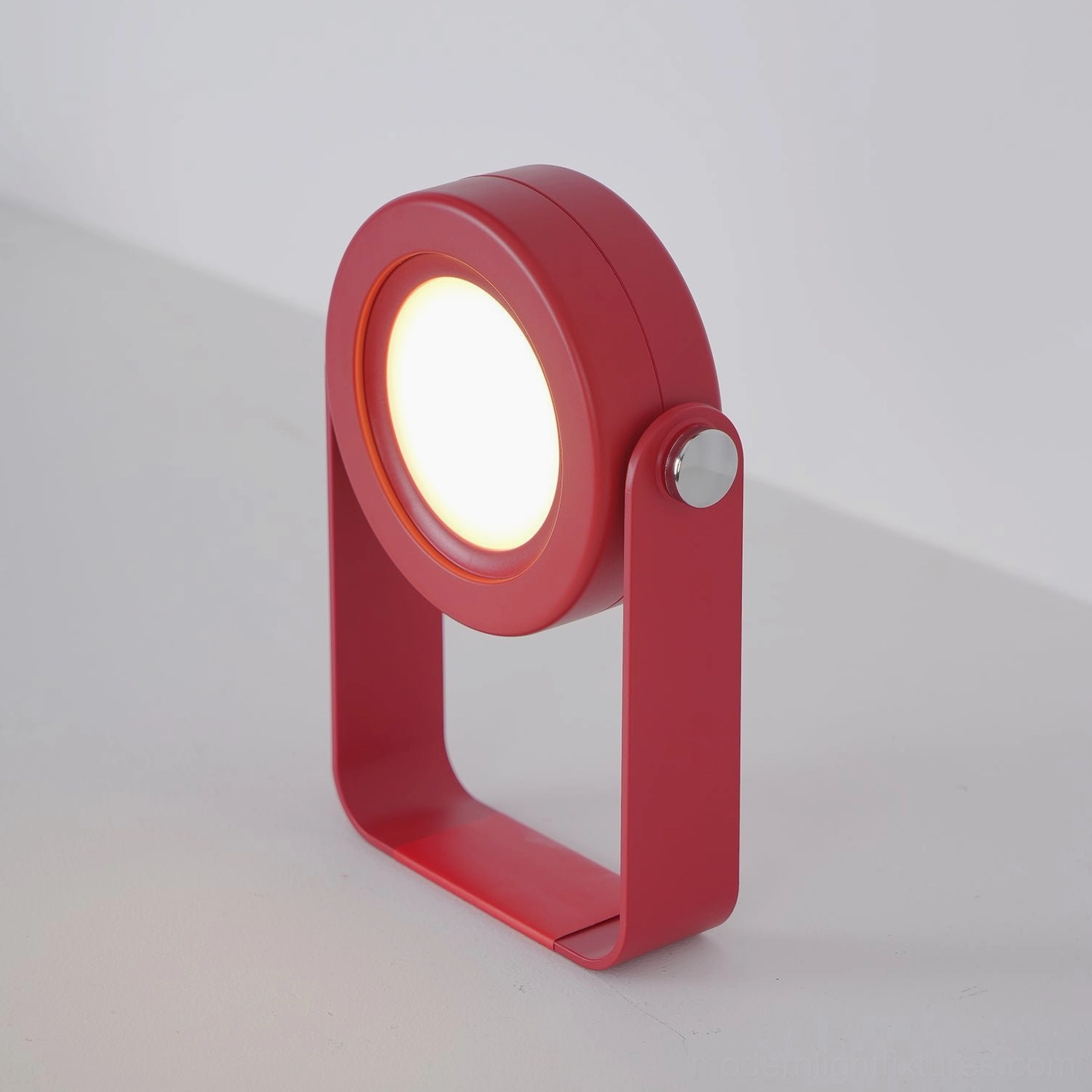 Terna Portable Table Lamp - Nightstand accent lighting creating cozy bedroom ambiance with warm illumination