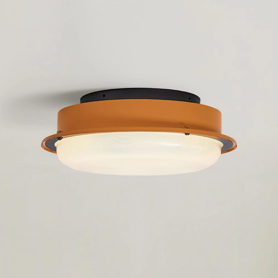 Small 35cm terraced stack ceiling light fixture in white finish showing compact proportions