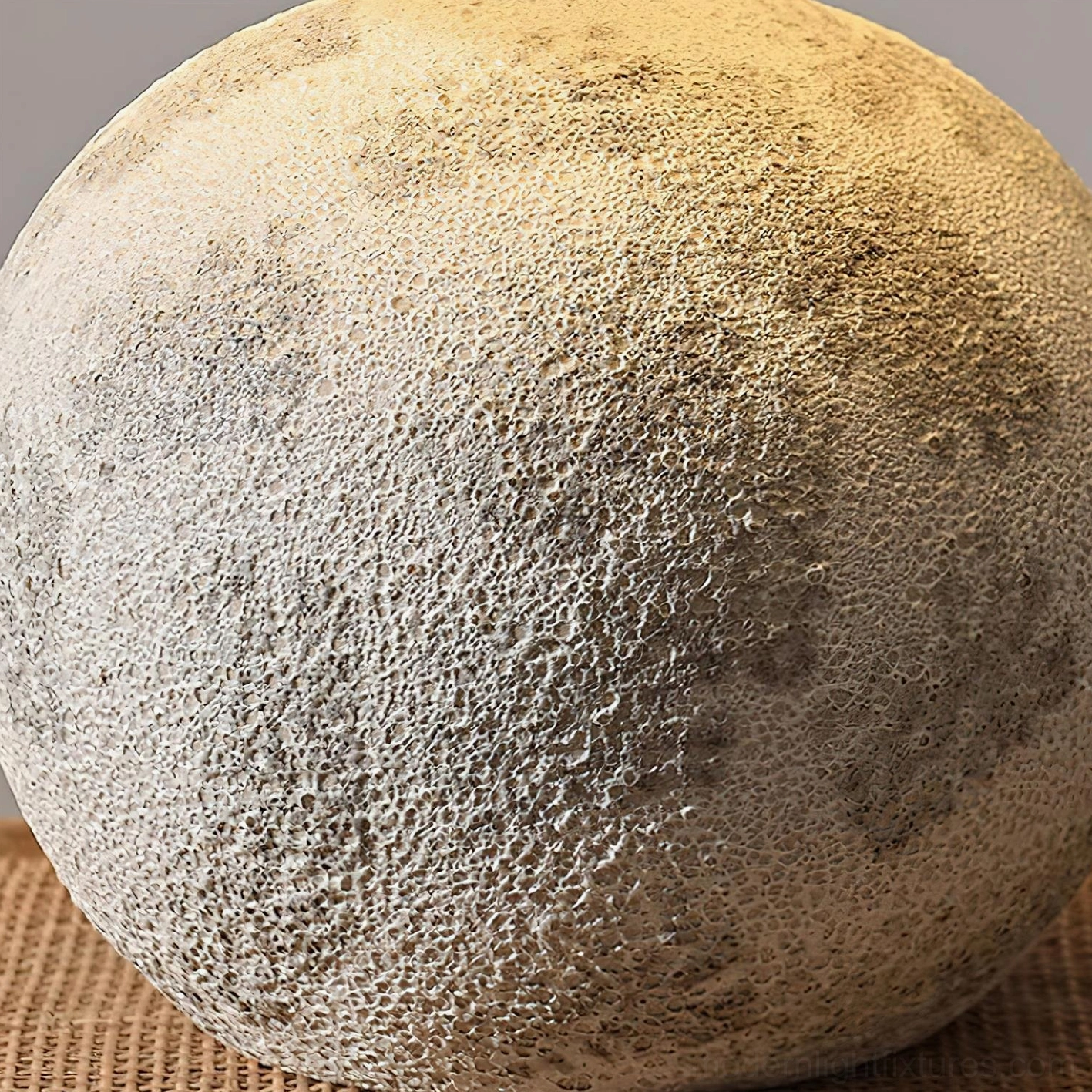 Textured ceramic table lamp with linen shade - modern neutral design for bedroom, living room, and home office lighting